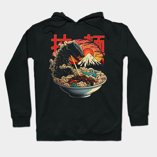 Godzilla Ramen Hoodie by gblackid